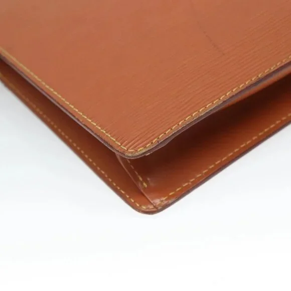 LOUIS VUITTON Epi Pochette Homme Clutch Bag Zipangu Gold M52528 LV Auth 126195 - Picture 5 of 16